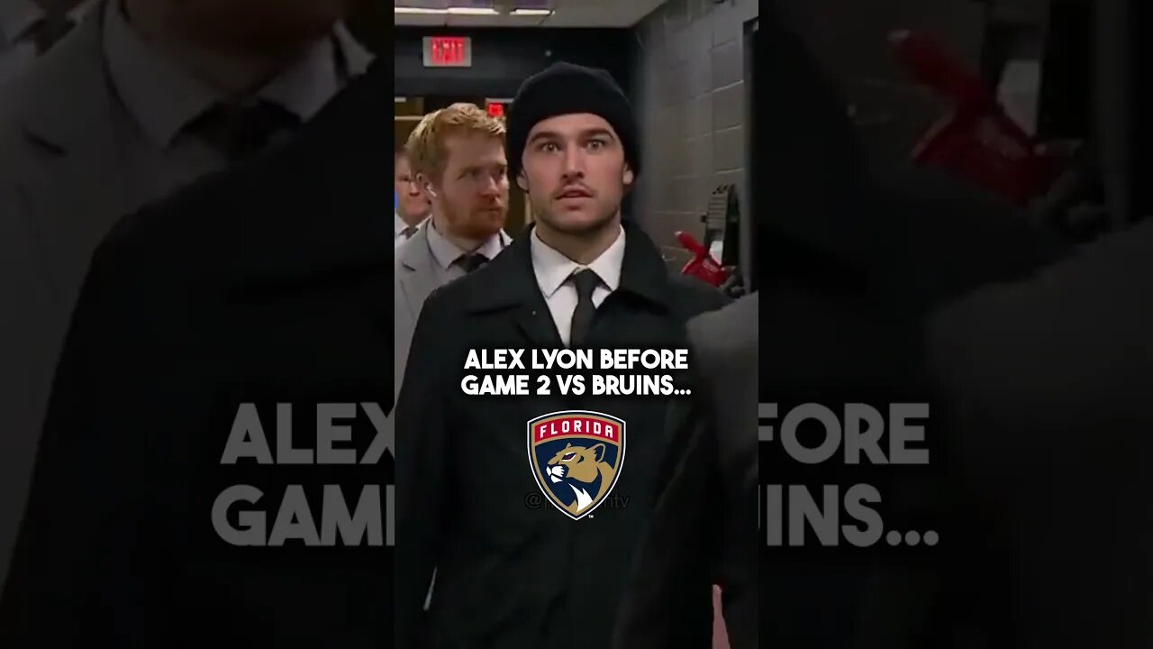 Alex Lyon UNFAZED by the Bruins 🥶