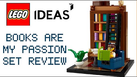 Lego Ideas Books are my Passion Promo Set Review