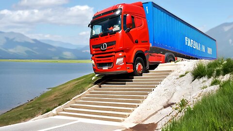 Cars vs Stairs on The Road ▶️ BeamNG Drive | 3