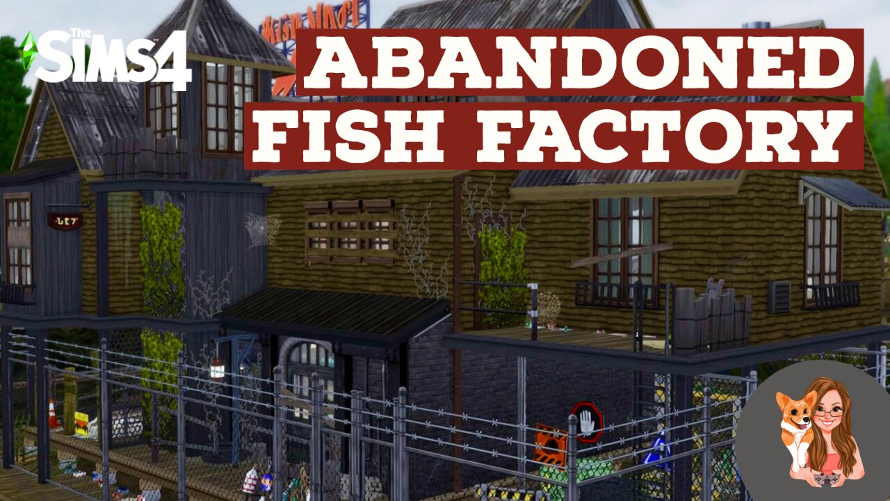 Sims 4 Build: Abandoned Fish Factory