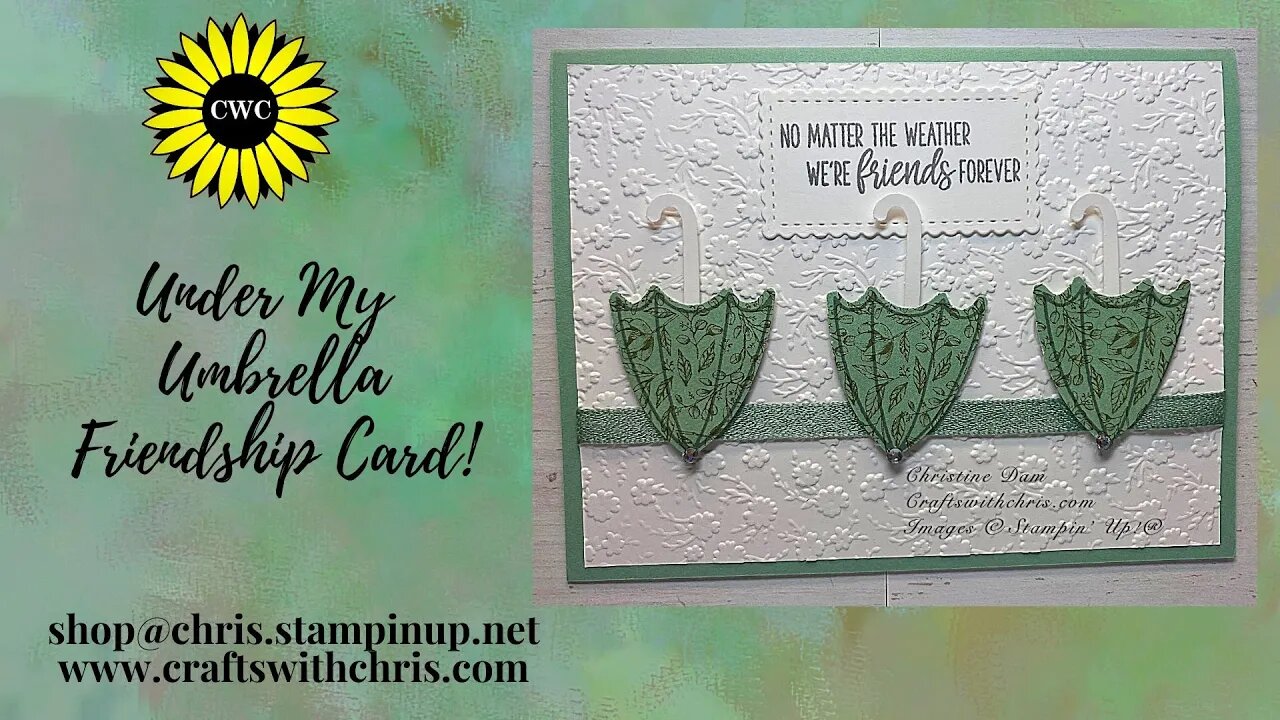 Under My Umbrella Card featuring Stampin' Up! products