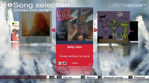 UltraStar Deluxe [Billy Idol - Eyes Without a Face] Singstar