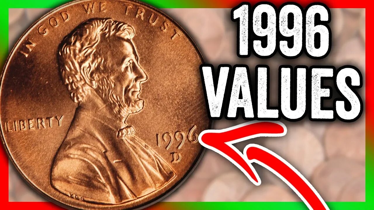 1996 PENNY COIN VALUES - RARE PENNIES WORTH MONEY!!