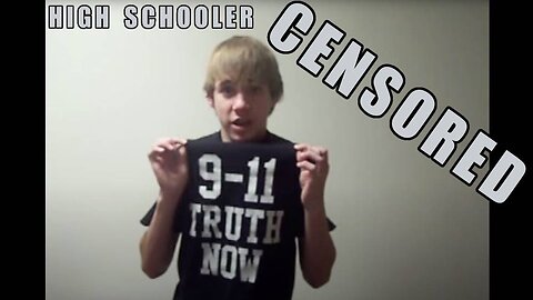 High School Activist Robert Wanek Censored For 9/11 Truth
