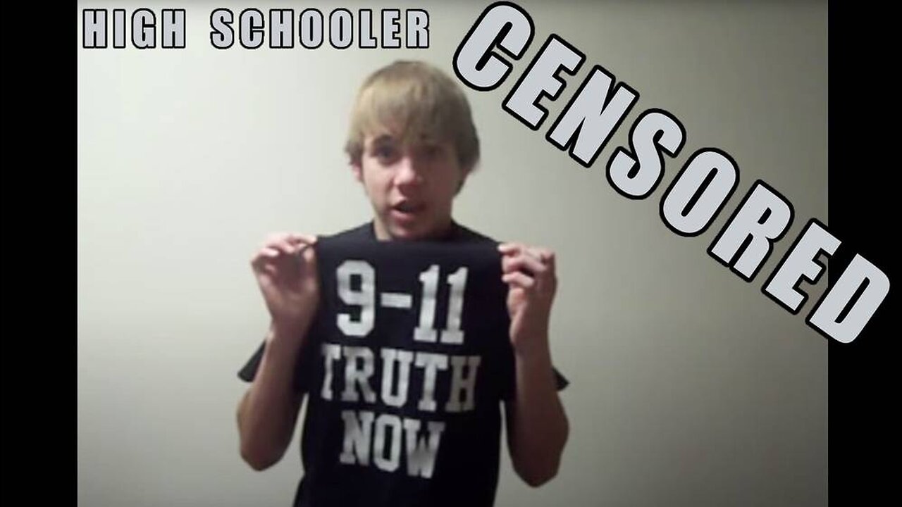 High School Activist Robert Wanek Censored For 9/11 Truth