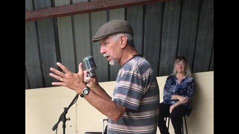 Dr Stephen Hindley speaking at Burnie Freedom Rally, 5 March 2022