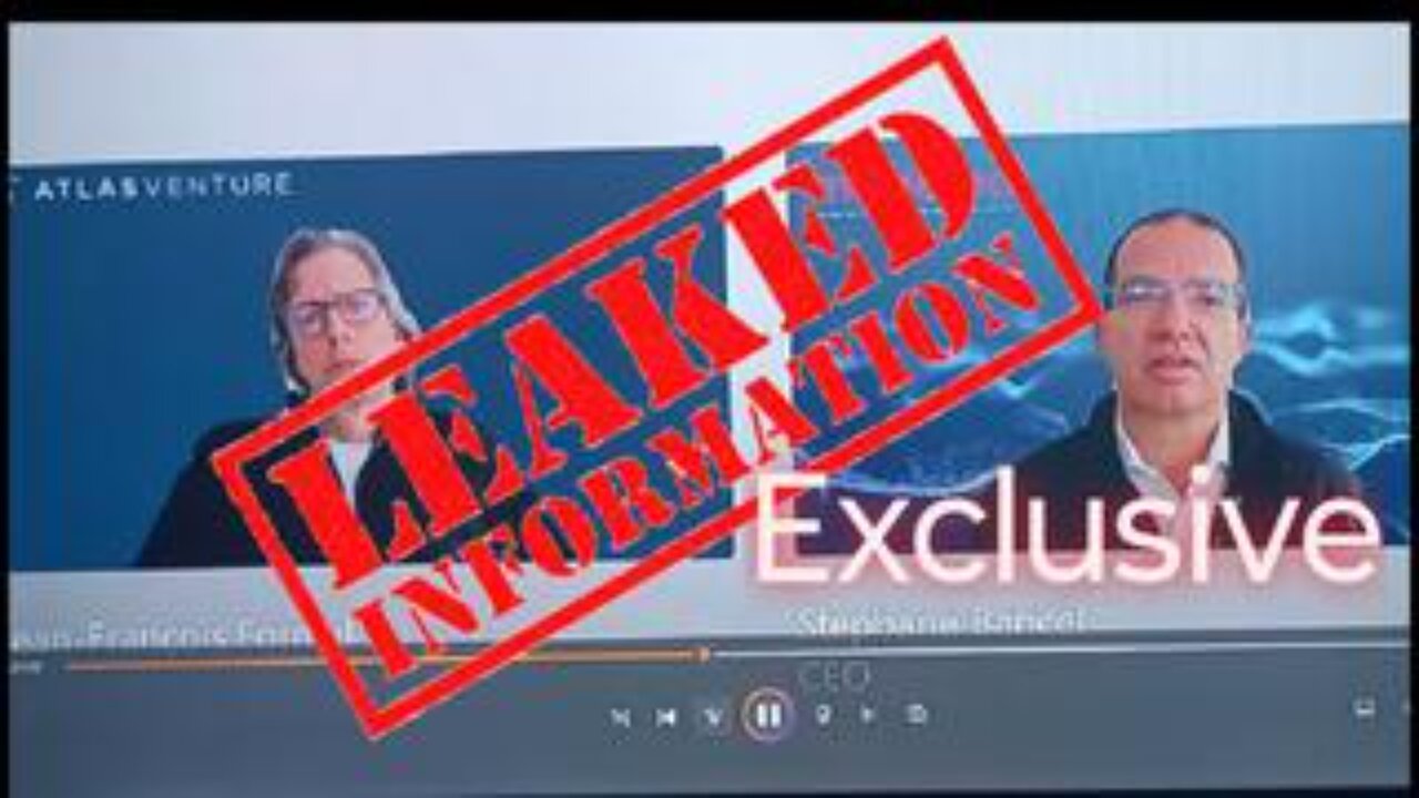 LEAKED VIDEO : Stephane Bancel - CEO of Moderna | Matt Baker
