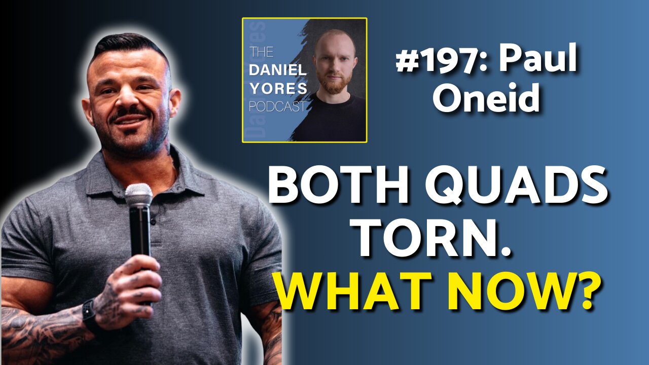 #197: Paul Oneid - How to Heal Bilateral Quad Tears - Peptides, BFR, Training, Nutrition & More