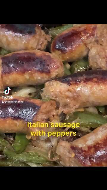 Italian sausage and peppers￼￼￼￼ Recipe