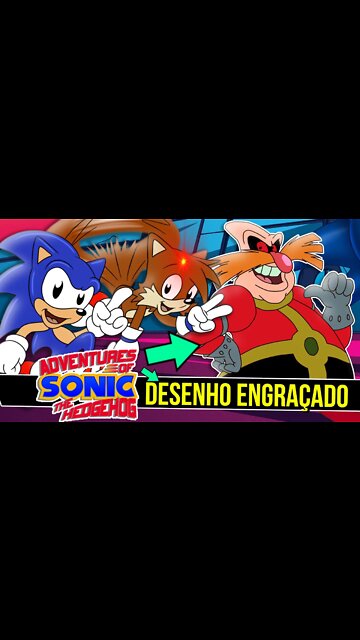 Desenho Engraçado do Sonic | Aventuras de SONIC aosth #shorts