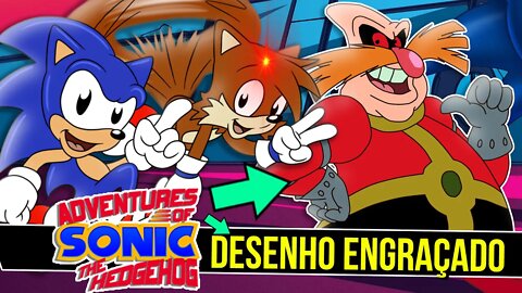 Desenho Engraçado do Sonic | Aventuras de SONIC aosth #shorts