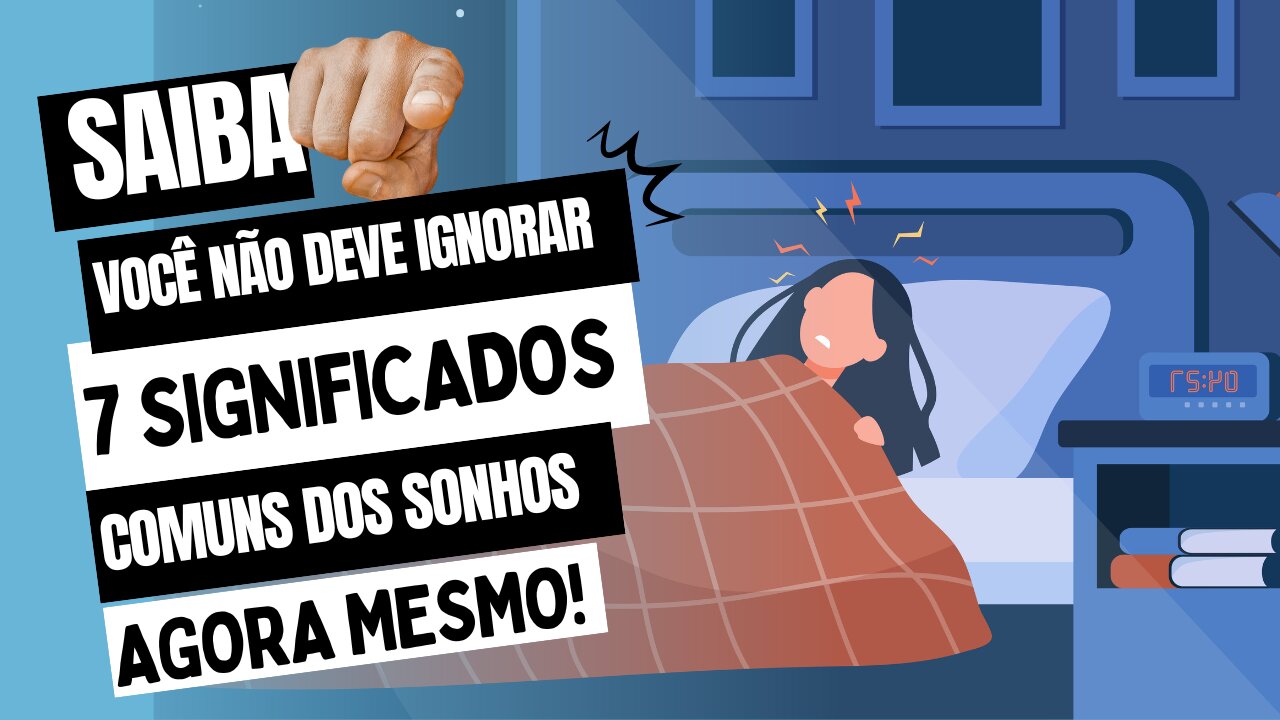 📚SAIBA 7 SIGNIFICADOS COMUNS DOS SONHOS QUE VOCÊ NUNCA DEVE IGNORAR!🌙