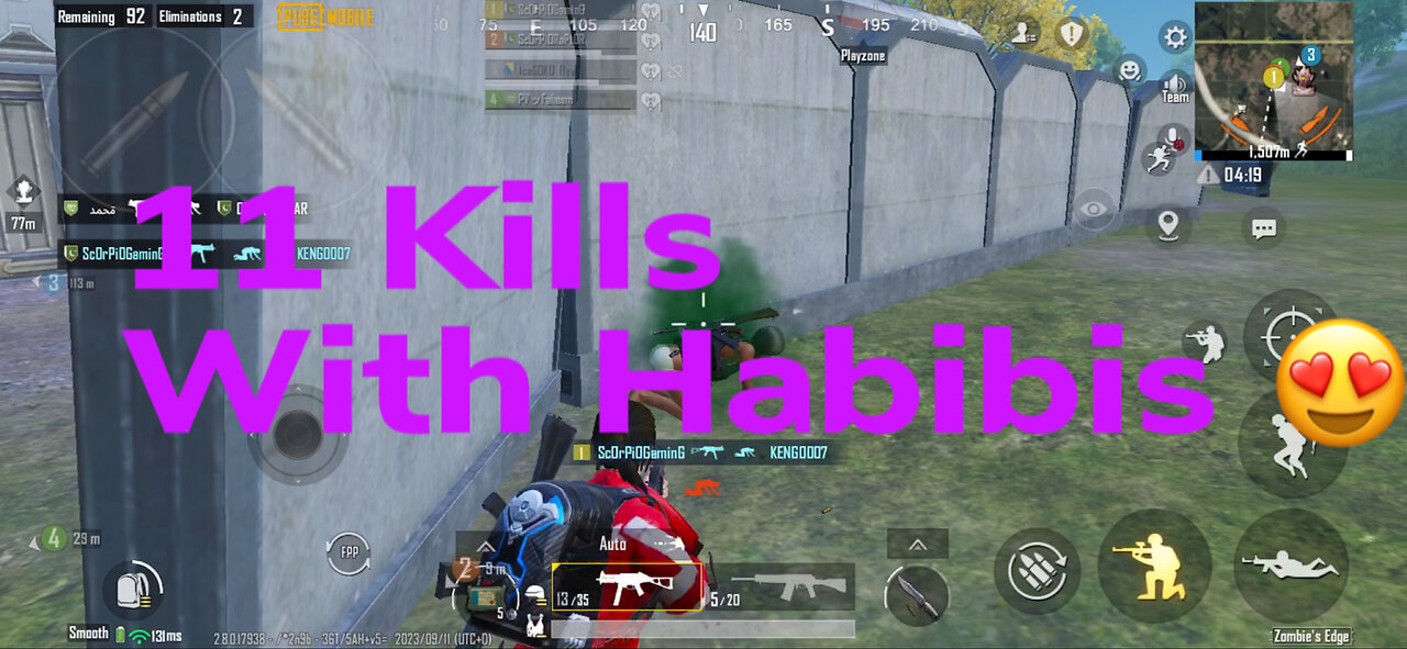 11 KILLS WITH HABIBIS PRO SQUAD | PUBG MOBILE NEW UPDATE |