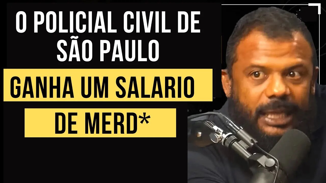 Delegado da Cunha fala sobre salario do policial civil de sp