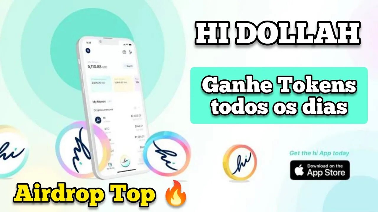 🔴 Airdrop Do Hi Dollah 🔴 Ganhe até 5 dólares por dia 🤑