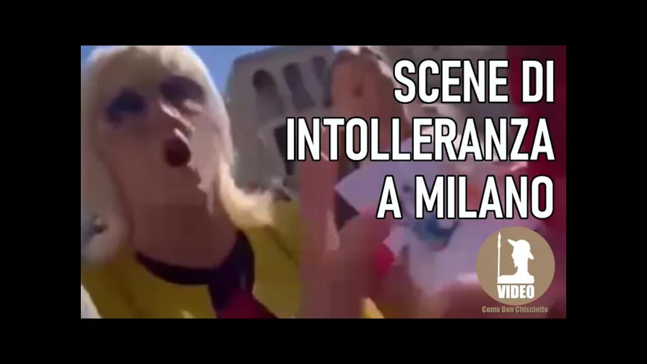 Scene di intolleranza a Milano