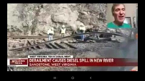 CSX WEST VIRGINIA TRAIN DERAILMENT SPILLS UNKNOWN AMOUNT OF DIESEL AND OIL INTO RIVER