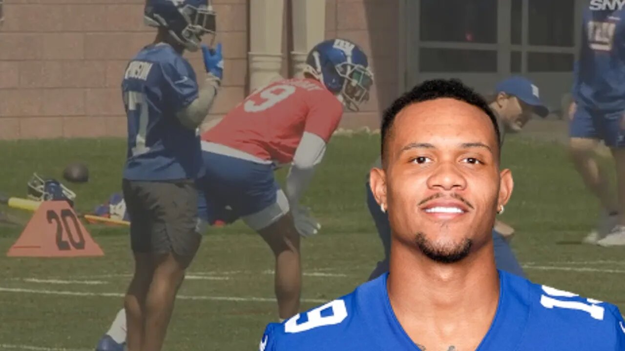 New York Giants WRs Golladay, Robinson Running CLEAN Routes at Practice