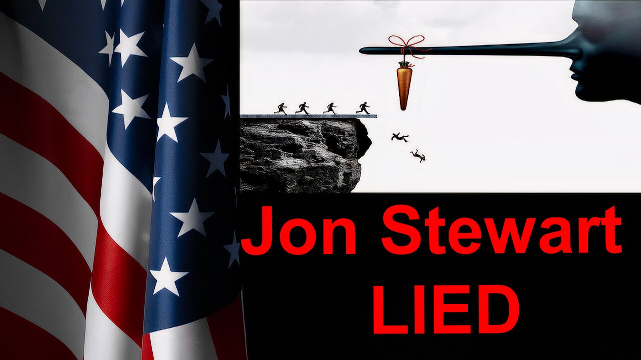 Why is Jon Stewart lying? I prove it, I just don't understand it.