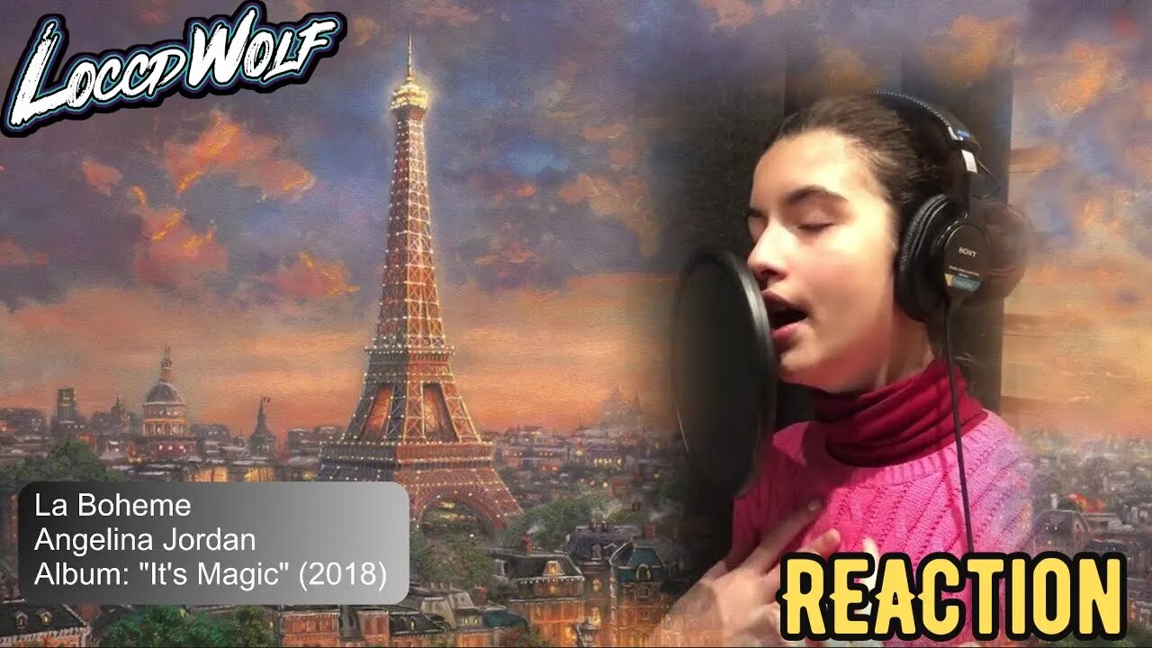 Angelina Jordan - La Boheme (Studio Recording) w/ Lyrics (REACTION)