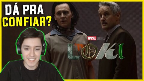 VIAGEM NO TEMPO E PORRADA! REACT DO NOVO TRAILER DE LOKI!