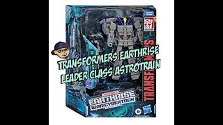 Transformers Earthrise Leader Class Astrotrain Hasbro/Takara Tomy Unboxing