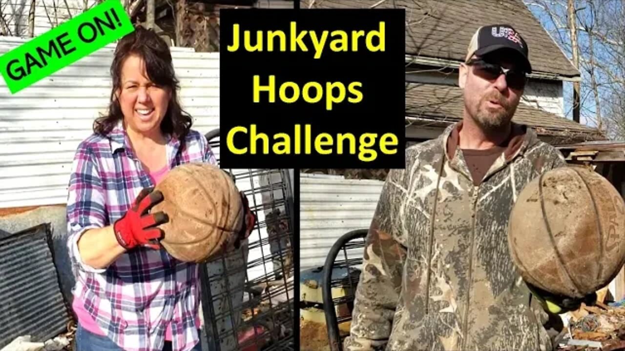 Dismantling new 8 acre Picker's Paradise land investment! EPISODE #24! Junkyard Hoops Challenge!