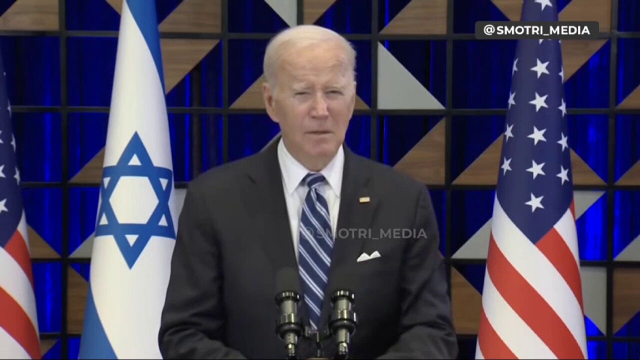 Joe Biden announces he was born in Israel. 🤡