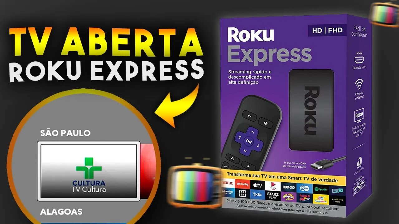 Como ASSISTIR TV ABERTA no ROKU EXPRESS