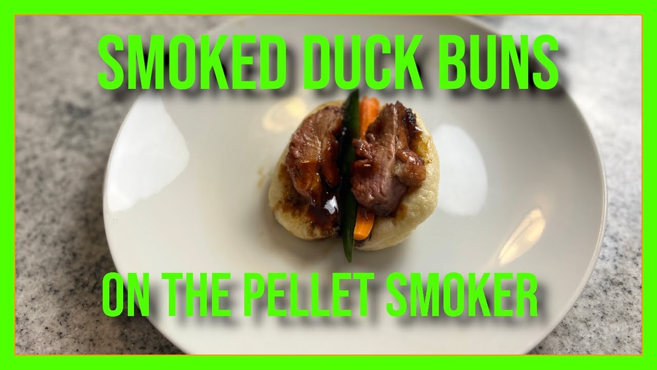 Smoked Peking Duck Buns on the pellet grill! BBQ Recipe and Tutorial!