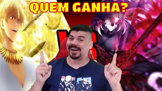 REACT GILGAMESH VS SABER ALTER| BATALHA MORTAL - MELHOR DO MUNDO