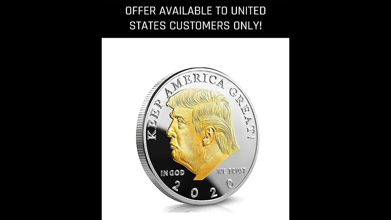 How To Claim A FREE Trump 2020 Gold Plated Silver Coin USA ONLY - Limited Amount