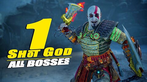 One Shot God 😲 Max Level Kratos vs All Bosses | God Of War Ragnarok