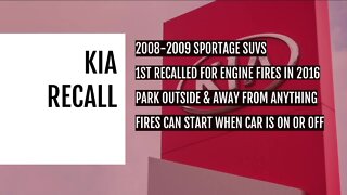 Kia recalls SUVs due to engine fire risk