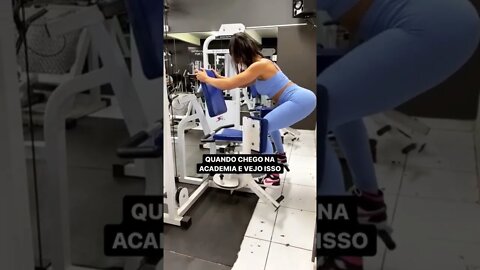 QUANDO EU CHEGO NA ACADEMIA E VEJO ISSO !! ( MEME ) ( VIRAL ) #shorts