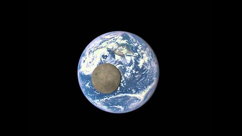 EPIC View of Moon Transiting the Earth