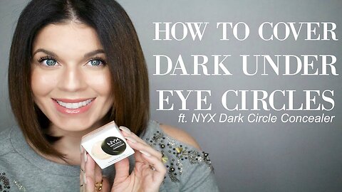 How to Cover Dark Circles Under Eyes | NYX Dark Circle Corrector Concealer | @girlythingsby_e