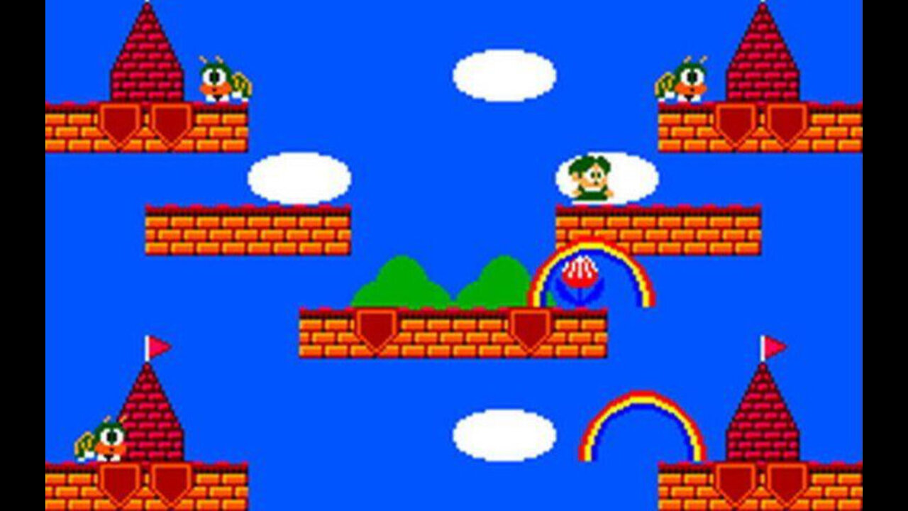 Retro gameplay RAINBOW ISLANDS The Story of Bubble Bobble 2