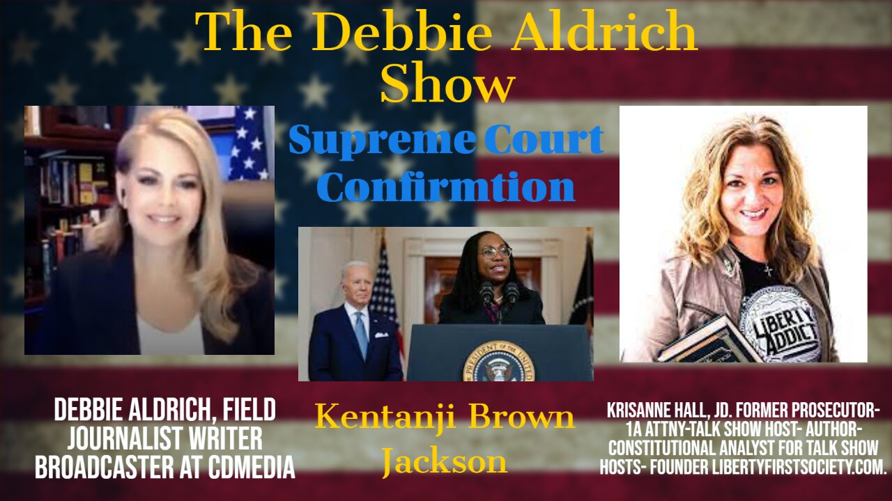 Guest KrisAnne Hall JD discussing The Constitution and confirmation of Kentanji Brown Jackson