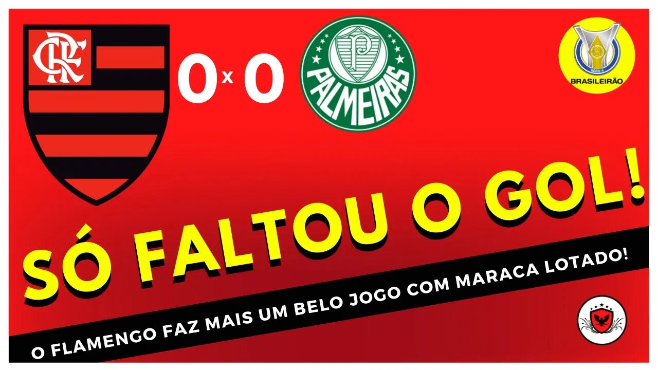 FALTOU EFICIÊNCIA PARA FAZER O GOL - FLAMENGO EVOLUI A CADA JOGO