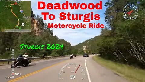 Sturgis Deadwood to Main Street Sturgis Motorcycle Ride