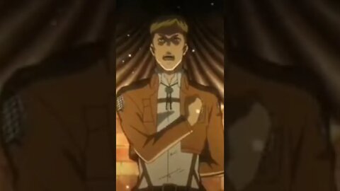 Erwin Smith saying shinzou Sasageyo was always unique #attackontitan #sasageyo