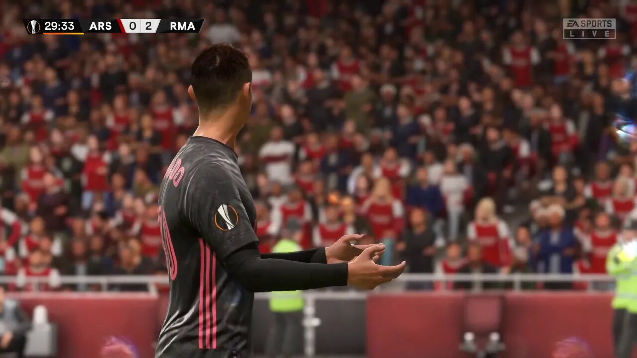 FIFA 21 Manager's Career#16 UEFA Europa League Play of round @Arsenal Fc vs Rael Madrid CF