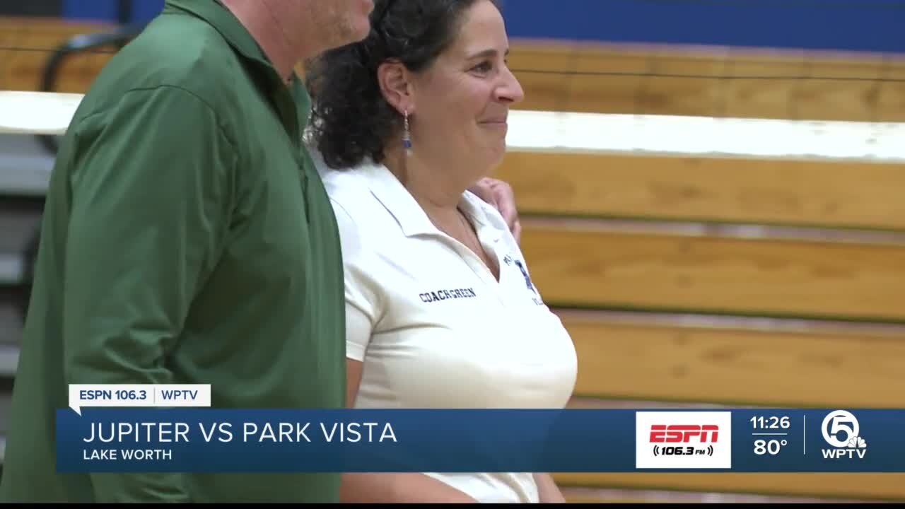 Park Vista volleyball wins final homestand for coach Erica Green