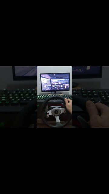 Testando posição da câmera - BUTTON Box + Logitech G25 # shorts