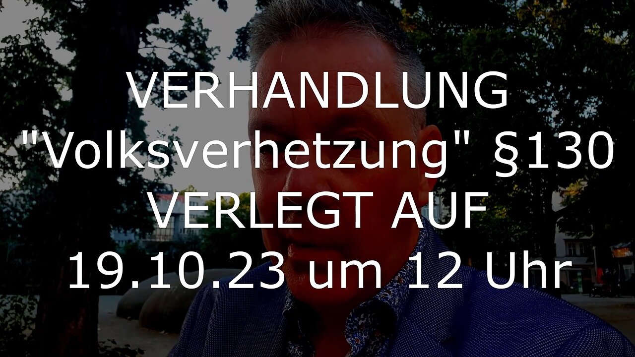 Freispruch verzögert sich.