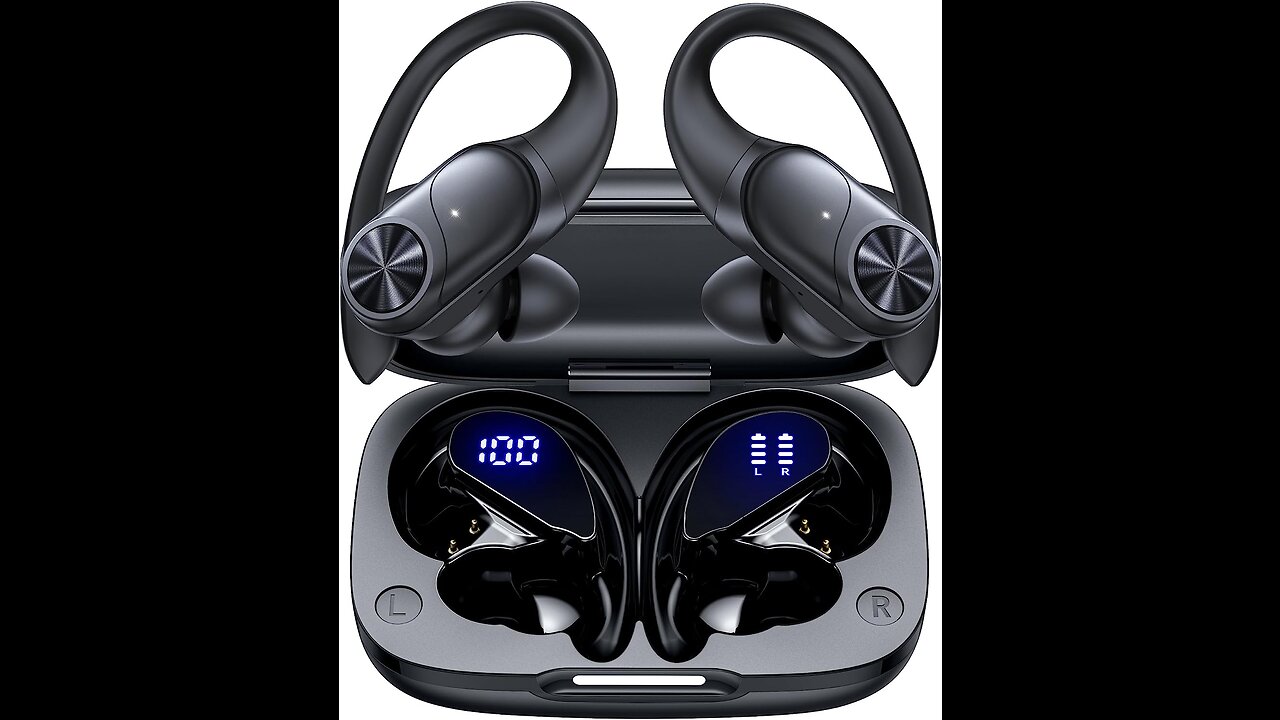 Bluetooth Headphones Wireless Earbuds 80hrs Playtime Wireless Charging