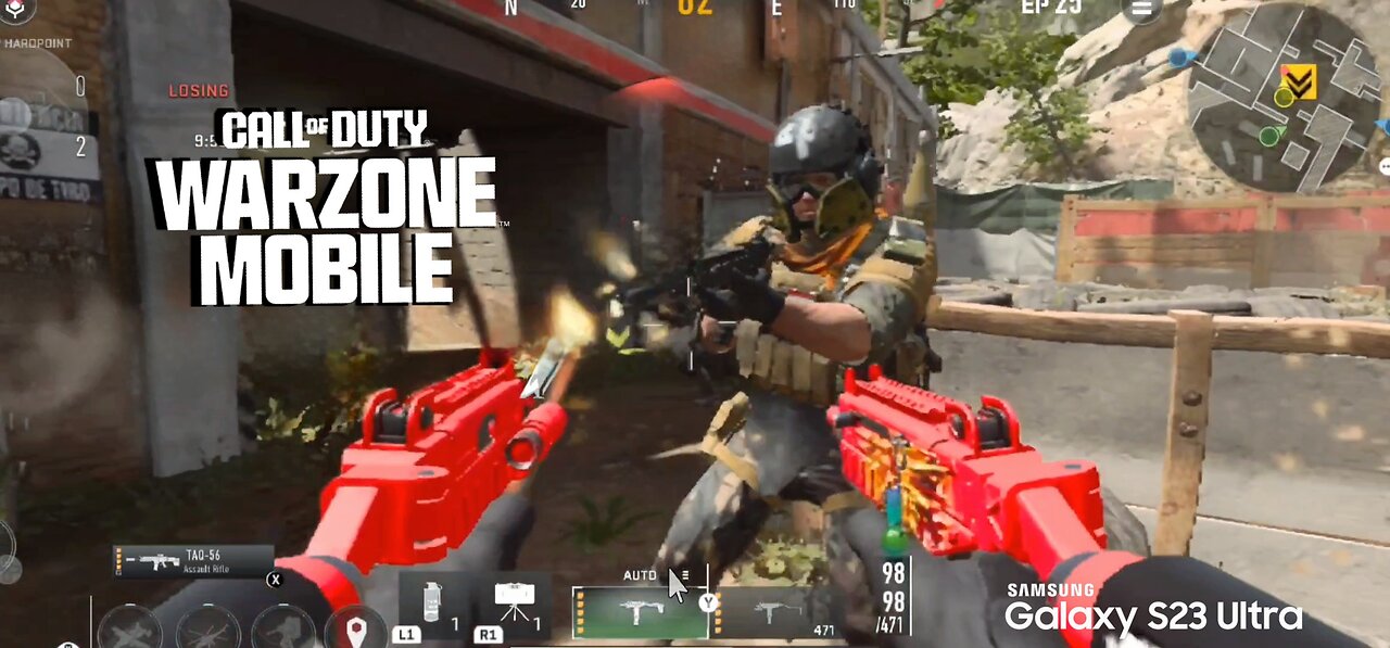 Warzone Mobile.. Shoothouse..Clutch Gameplay Hard point multiplayer..