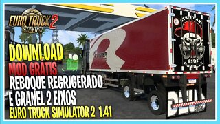 REBOQUE REFRIGERADO E GRANEL FACHINI 2 EIXOS PARA EURO TRUCK SIMULATOR 2 1.41