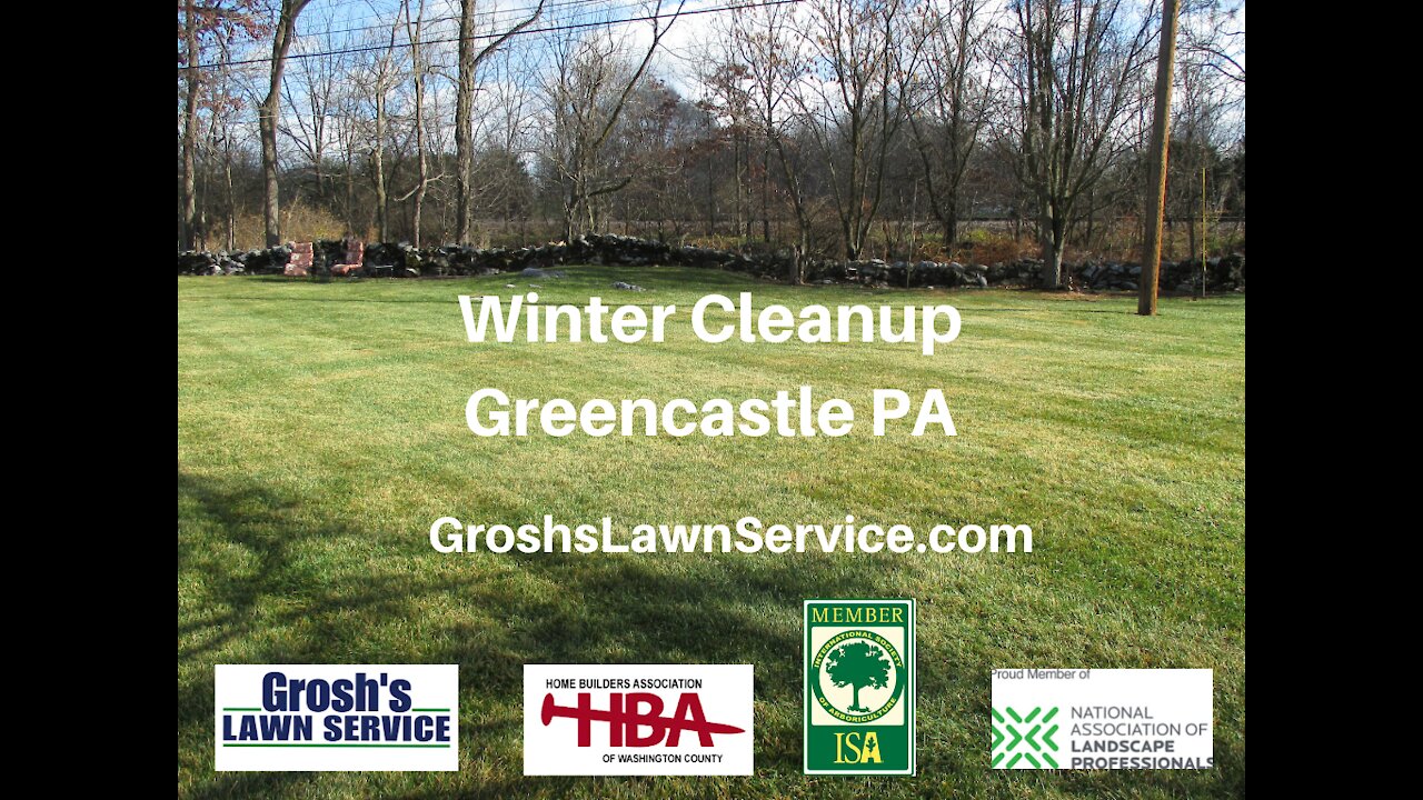 Landscaping Contractor Greencastle PA Winter Cleanup